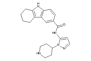 N-[2-(4-piperidyl)pyrazol-3-yl]-6,7,8,9-tetrahydro-5H-carbazole-3-carboxamide