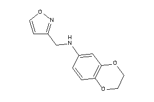 2,3-dihydro-1,4-benzodioxin-7-yl(isoxazol-3-ylmethyl)amine