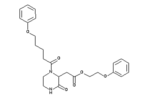 Image of 2-[3-keto-1-(5-phenoxypentanoyl)piperazin-2-yl]acetic Acid 2-phenoxyethyl Ester
