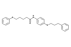 Image of 5-phenoxy-N-[4-(3-phenylpropoxy)phenyl]valeramide