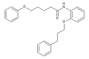 Image of 5-phenoxy-N-[2-(3-phenylpropoxy)phenyl]valeramide