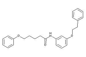 N-(3-phenethyloxyphenyl)-5-phenoxy-valeramide