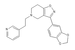 Image of 3-(1,3-benzodioxol-5-yl)-5-[2-(3-pyridyl)ethyl]-6,7-dihydro-4H-isoxazolo[4,5-c]pyridine