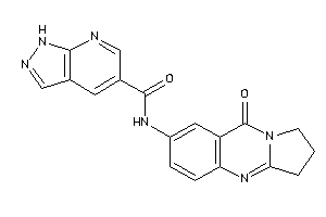 N-(9-keto-2,3-dihydro-1H-pyrrolo[2,1-b]quinazolin-7-yl)-1H-pyrazolo[3,4-b]pyridine-5-carboxamide