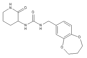 1-(3,4-dihydro-2H-1,5-benzodioxepin-7-ylmethyl)-3-(2-keto-3-piperidyl)urea