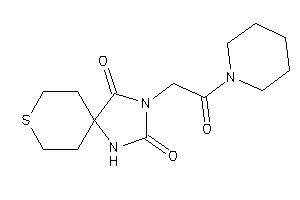 3-(2-keto-2-piperidino-ethyl)-8-thia-1,3-diazaspiro[4.5]decane-2,4-quinone