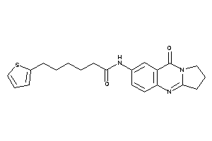 N-(9-keto-2,3-dihydro-1H-pyrrolo[2,1-b]quinazolin-7-yl)-6-(2-thienyl)hexanamide