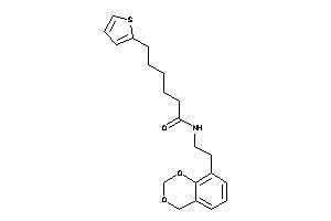 N-[2-(4H-1,3-benzodioxin-8-yl)ethyl]-6-(2-thienyl)hexanamide