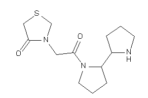 3-[2-keto-2-(2-pyrrolidin-2-ylpyrrolidino)ethyl]thiazolidin-4-one