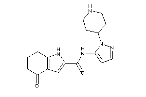 4-keto-N-[2-(4-piperidyl)pyrazol-3-yl]-1,5,6,7-tetrahydroindole-2-carboxamide