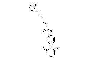 N-(4-glutarimidophenyl)-6-(2-thienyl)hexanamide