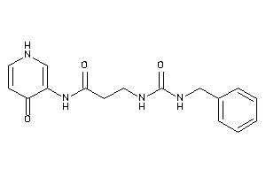 3-(benzylcarbamoylamino)-N-(4-keto-1H-pyridin-3-yl)propionamide