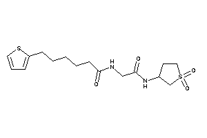 N-[2-[(1,1-diketothiolan-3-yl)amino]-2-keto-ethyl]-6-(2-thienyl)hexanamide