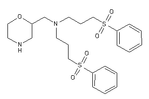 Bis(3-besylpropyl)-(morpholin-2-ylmethyl)amine