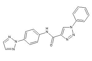 1-phenyl-N-[4-(triazol-2-yl)phenyl]triazole-4-carboxamide