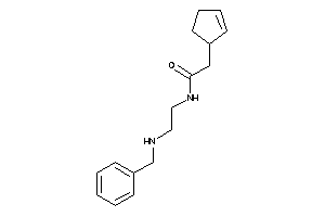 N-[2-(benzylamino)ethyl]-2-cyclopent-2-en-1-yl-acetamide