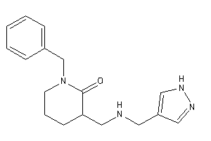 1-benzyl-3-[(1H-pyrazol-4-ylmethylamino)methyl]-2-piperidone