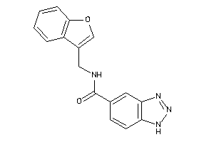 N-(benzofuran-3-ylmethyl)-1H-benzotriazole-5-carboxamide