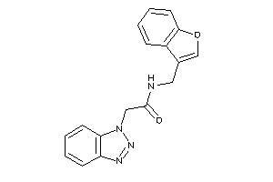 N-(benzofuran-3-ylmethyl)-2-(benzotriazol-1-yl)acetamide