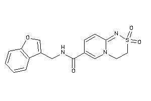 N-(benzofuran-3-ylmethyl)-2,2-diketo-3,4-dihydropyrido[2,1-c][1,2,4]thiadiazine-7-carboxamide