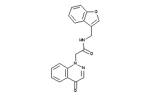 N-(benzofuran-3-ylmethyl)-2-(4-ketocinnolin-1-yl)acetamide