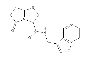 N-(benzofuran-3-ylmethyl)-5-keto-3,6,7,7a-tetrahydro-2H-pyrrolo[2,1-b]thiazole-3-carboxamide