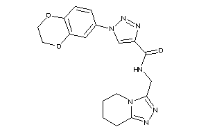 1-(2,3-dihydro-1,4-benzodioxin-6-yl)-N-(5,6,7,8-tetrahydro-[1,2,4]triazolo[4,3-a]pyridin-3-ylmethyl)triazole-4-carboxamide