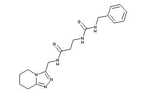 3-(benzylcarbamoylamino)-N-(5,6,7,8-tetrahydro-[1,2,4]triazolo[4,3-a]pyridin-3-ylmethyl)propionamide