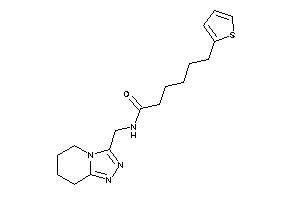 N-(5,6,7,8-tetrahydro-[1,2,4]triazolo[4,3-a]pyridin-3-ylmethyl)-6-(2-thienyl)hexanamide