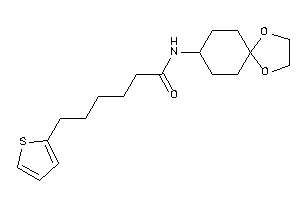 N-(1,4-dioxaspiro[4.5]decan-8-yl)-6-(2-thienyl)hexanamide