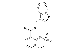 N-(benzofuran-3-ylmethyl)-2,2-diketo-3,4-dihydropyrido[2,1-c][1,2,4]thiadiazine-9-carboxamide