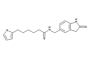 N-[(2-ketoindolin-5-yl)methyl]-6-(2-thienyl)hexanamide