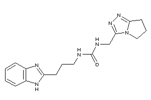 1-[3-(1H-benzimidazol-2-yl)propyl]-3-(6,7-dihydro-5H-pyrrolo[2,1-c][1,2,4]triazol-3-ylmethyl)urea