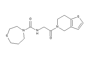 N-[2-(6,7-dihydro-4H-thieno[3,2-c]pyridin-5-yl)-2-keto-ethyl]-1,4-thiazepane-4-carboxamide