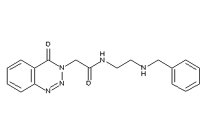 N-[2-(benzylamino)ethyl]-2-(4-keto-1,2,3-benzotriazin-3-yl)acetamide