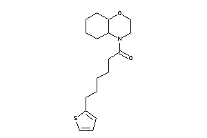 1-(2,3,4a,5,6,7,8,8a-octahydrobenzo[b][1,4]oxazin-4-yl)-6-(2-thienyl)hexan-1-one