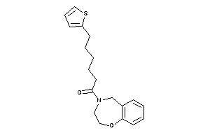 1-(3,5-dihydro-2H-1,4-benzoxazepin-4-yl)-6-(2-thienyl)hexan-1-one