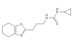 1-cyclopropyl-3-[3-(4,5,6,7-tetrahydro-1,3-benzothiazol-2-yl)propyl]urea