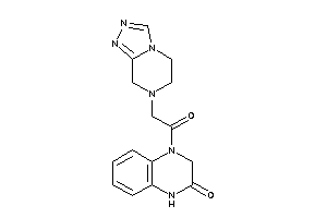 4-[2-(6,8-dihydro-5H-[1,2,4]triazolo[4,3-a]pyrazin-7-yl)acetyl]-1,3-dihydroquinoxalin-2-one