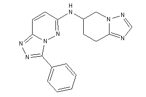 (3-phenyl-[1,2,4]triazolo[3,4-f]pyridazin-6-yl)-(5,6,7,8-tetrahydro-[1,2,4]triazolo[1,5-a]pyridin-6-yl)amine