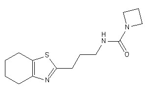 N-[3-(4,5,6,7-tetrahydro-1,3-benzothiazol-2-yl)propyl]azetidine-1-carboxamide