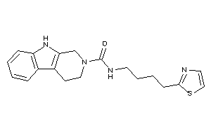 N-(4-thiazol-2-ylbutyl)-1,3,4,9-tetrahydro-$b-carboline-2-carboxamide