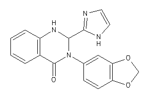 3-(1,3-benzodioxol-5-yl)-2-(1H-imidazol-2-yl)-1,2-dihydroquinazolin-4-one