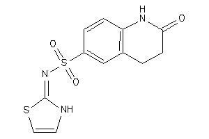 2-keto-N-(4-thiazolin-2-ylidene)-3,4-dihydro-1H-quinoline-6-sulfonamide