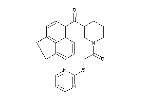 1-[3-(acenaphthene-5-carbonyl)piperidino]-2-(2-pyrimidylthio)ethanone