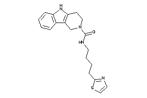 N-(4-thiazol-2-ylbutyl)-1,3,4,5-tetrahydropyrido[4,3-b]indole-2-carboxamide