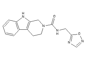N-(1,2,4-oxadiazol-5-ylmethyl)-1,3,4,9-tetrahydro-$b-carboline-2-carboxamide