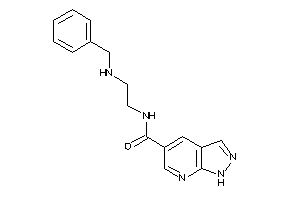 Image of N-[2-(benzylamino)ethyl]-1H-pyrazolo[3,4-b]pyridine-5-carboxamide