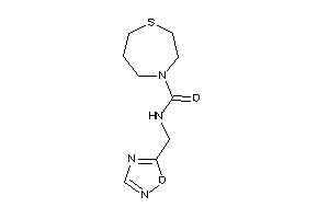 N-(1,2,4-oxadiazol-5-ylmethyl)-1,4-thiazepane-4-carboxamide