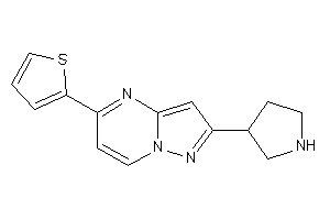 2-pyrrolidin-3-yl-5-(2-thienyl)pyrazolo[1,5-a]pyrimidine